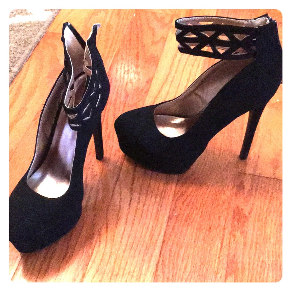 Size 7 black heels from Charlotte Russe